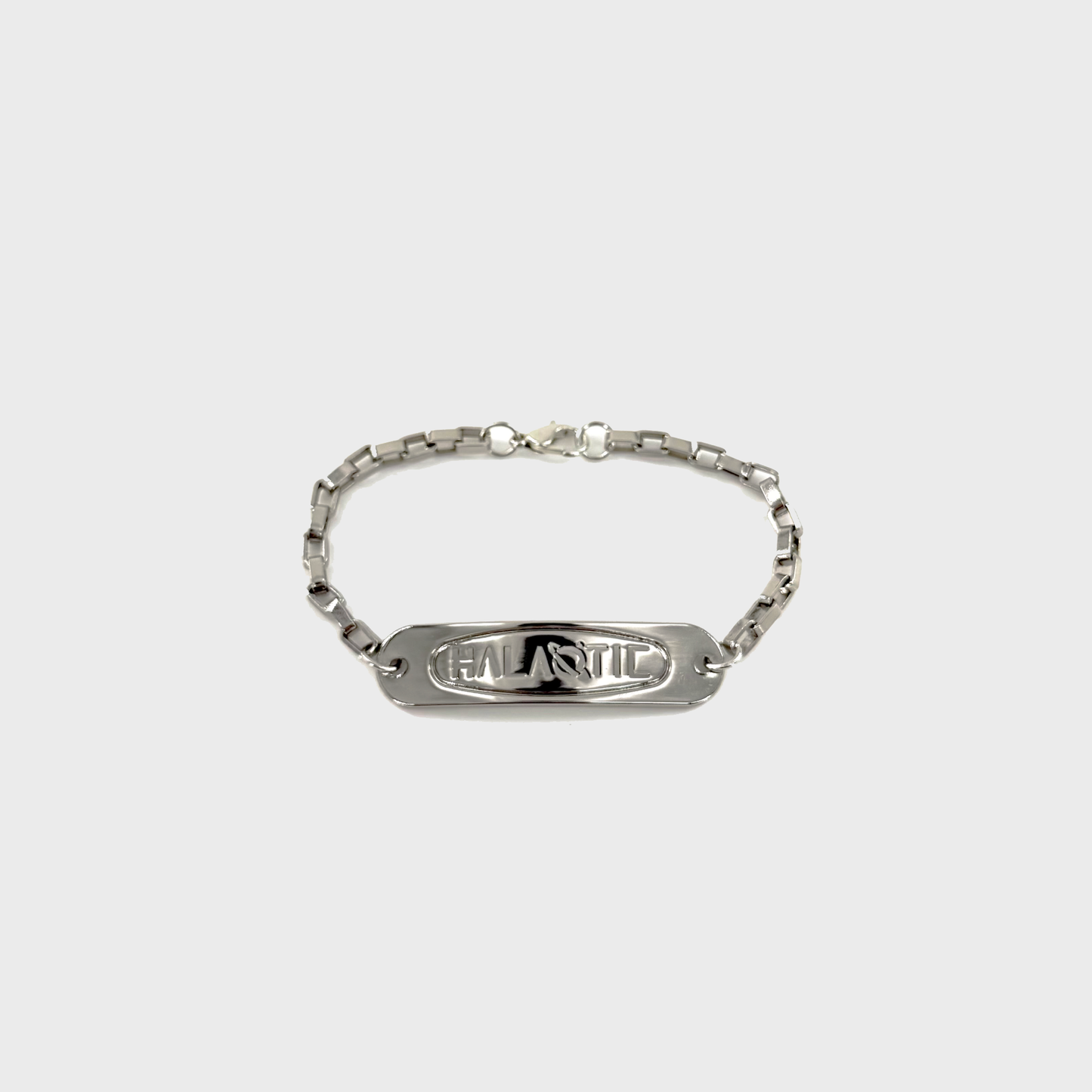 ALUMINUM BRANDED BRACELET