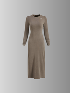 BROWN MAXI DRESS