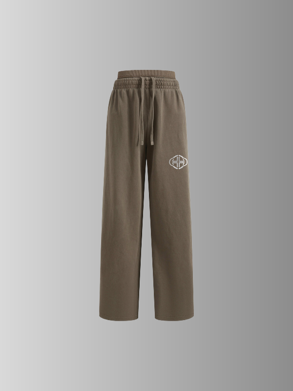 BROWN WAIST SWEATPANTS