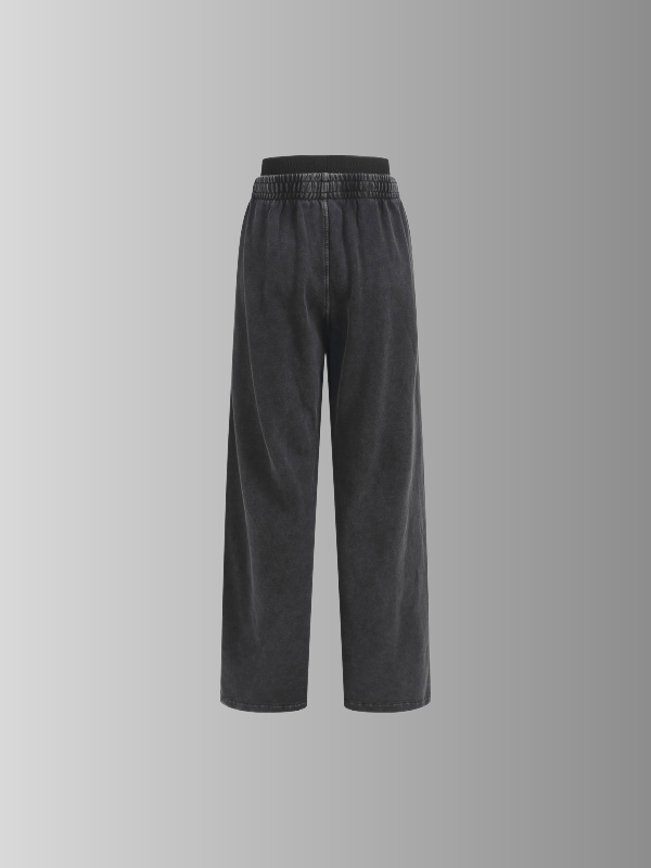 BLACK WAIST SWEATPANTS