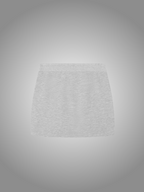GREY DRAWSTRING SKIRT