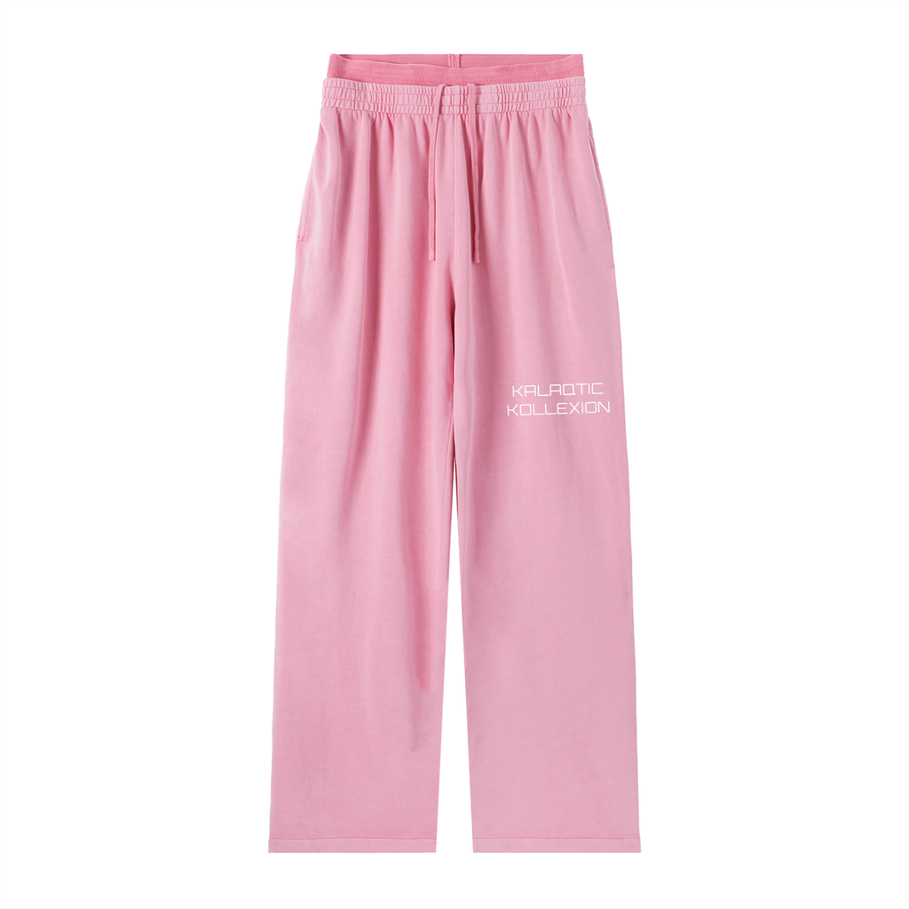 PINK WAIST SWEATPANTS