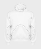 WHITE CYBER HOODIE