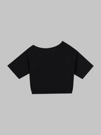 BLACK ASYMMETRICAL T