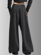 BLACK WAIST SWEATPANTS