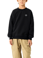 KIDS BLACK CREWNECK