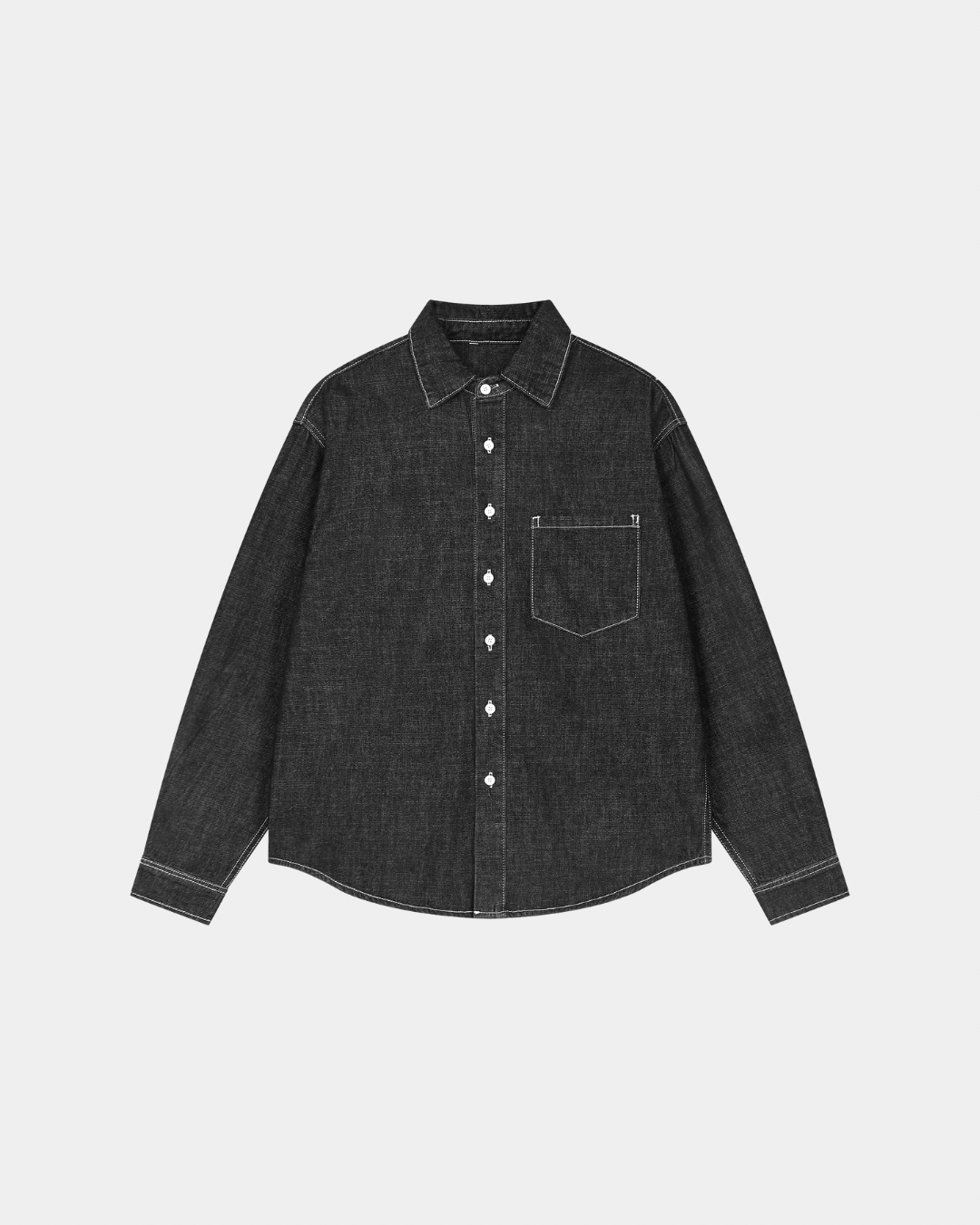 VINTAGE WASH DENIM SHIRT