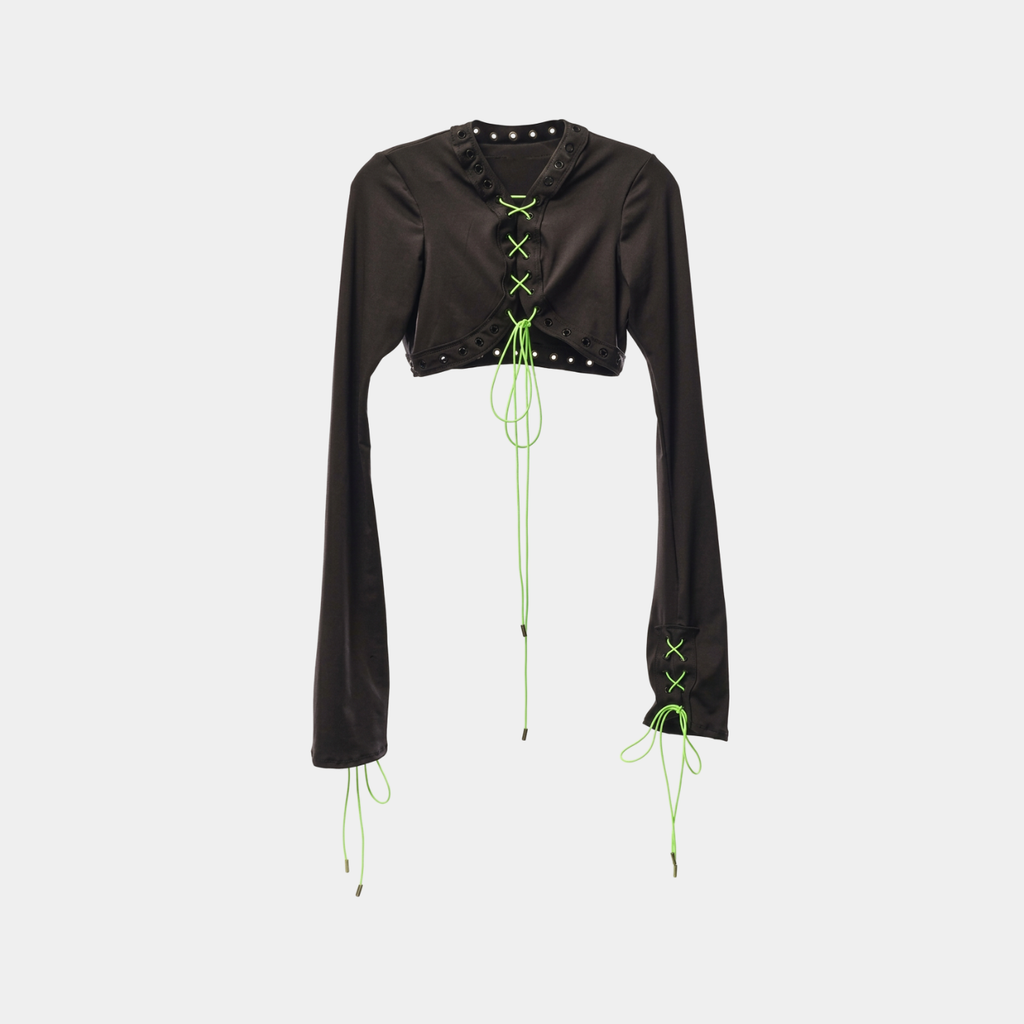 DRAWSTRING CROP TOP MIRAGE X KALAQTIC