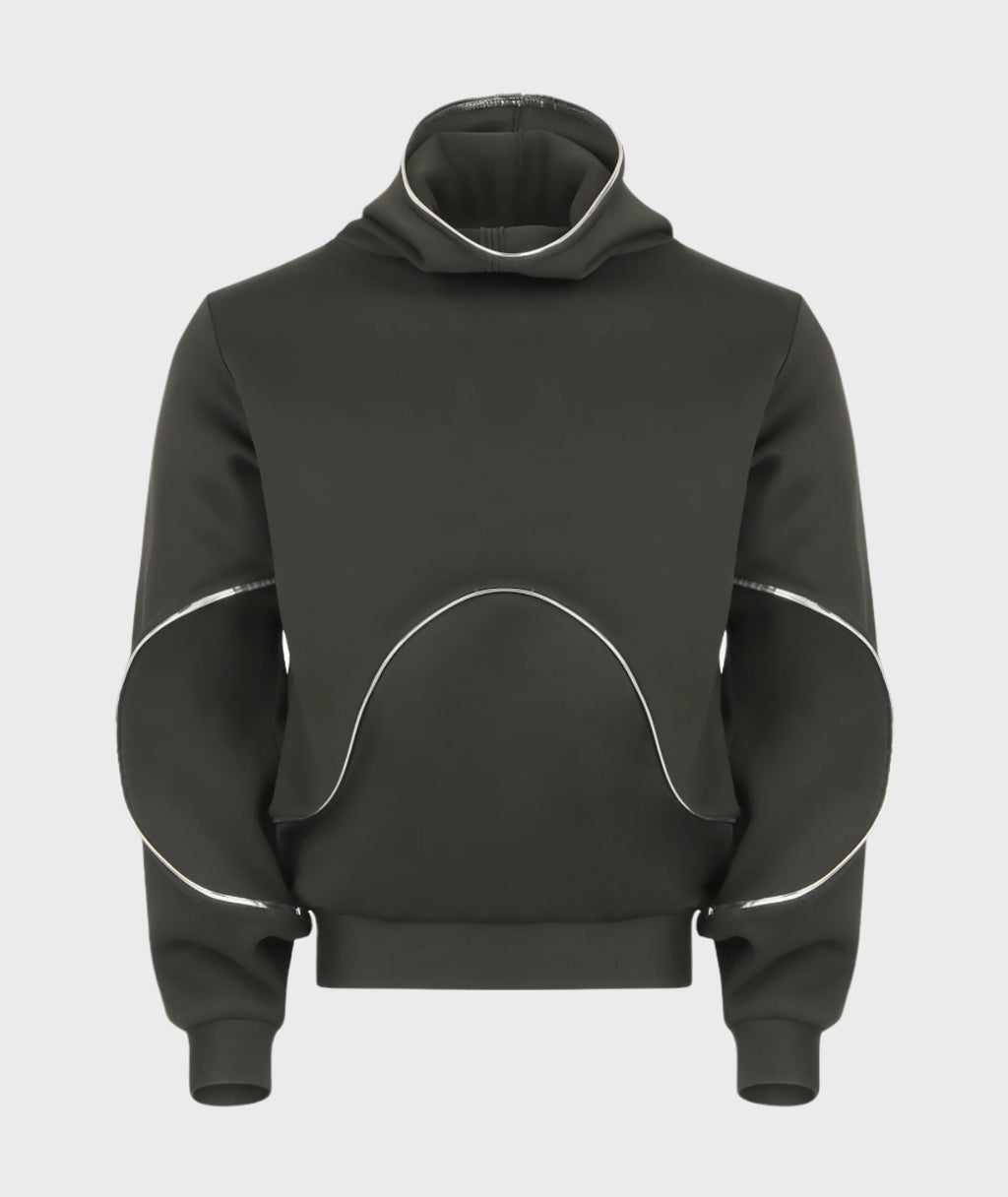 BLACK CYBER HOODIE