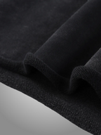 BLACK PIPED SWEATSHIRT