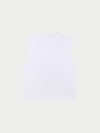 WHITE RAW EDGE