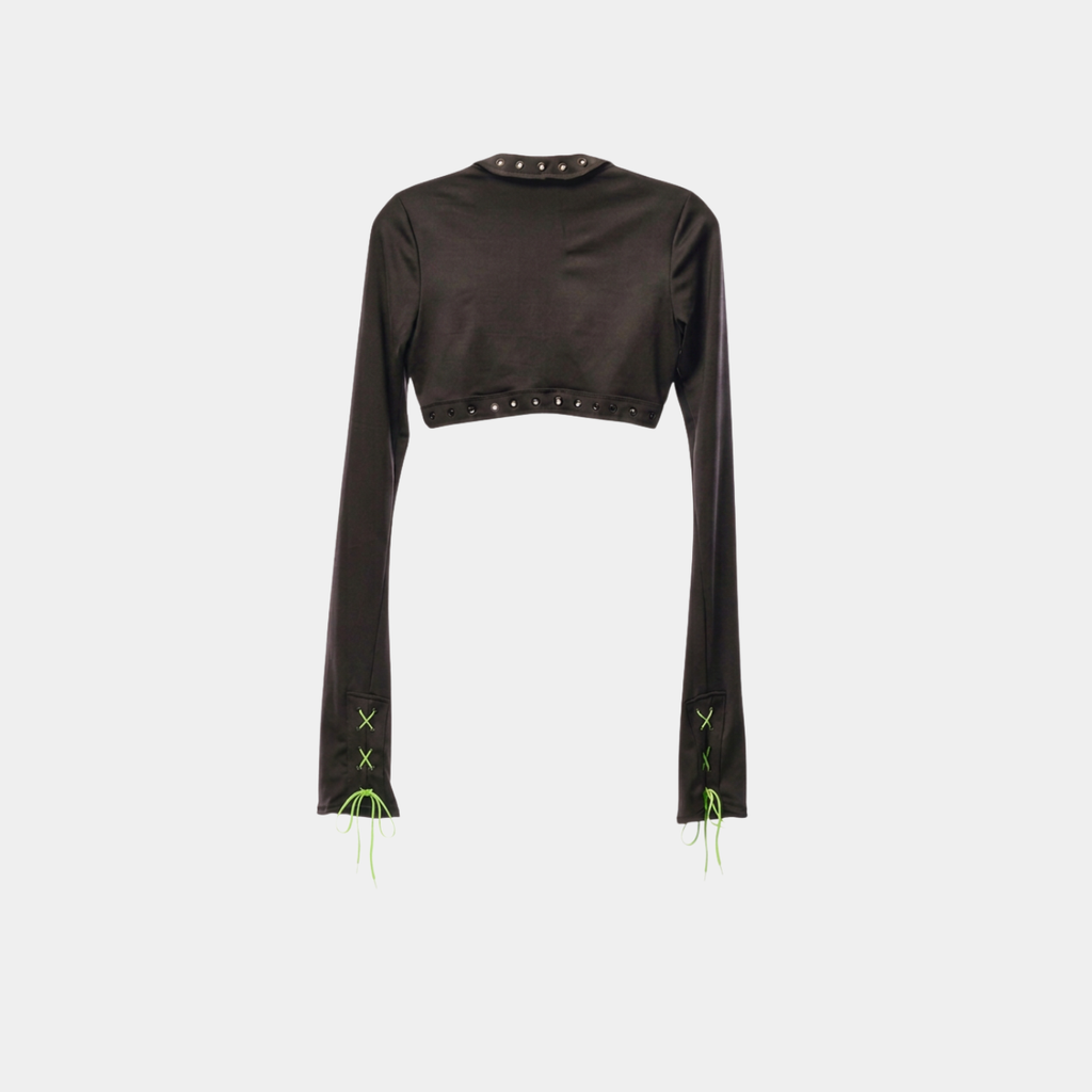 DRAWSTRING CROP TOP MIRAGE X KALAQTIC