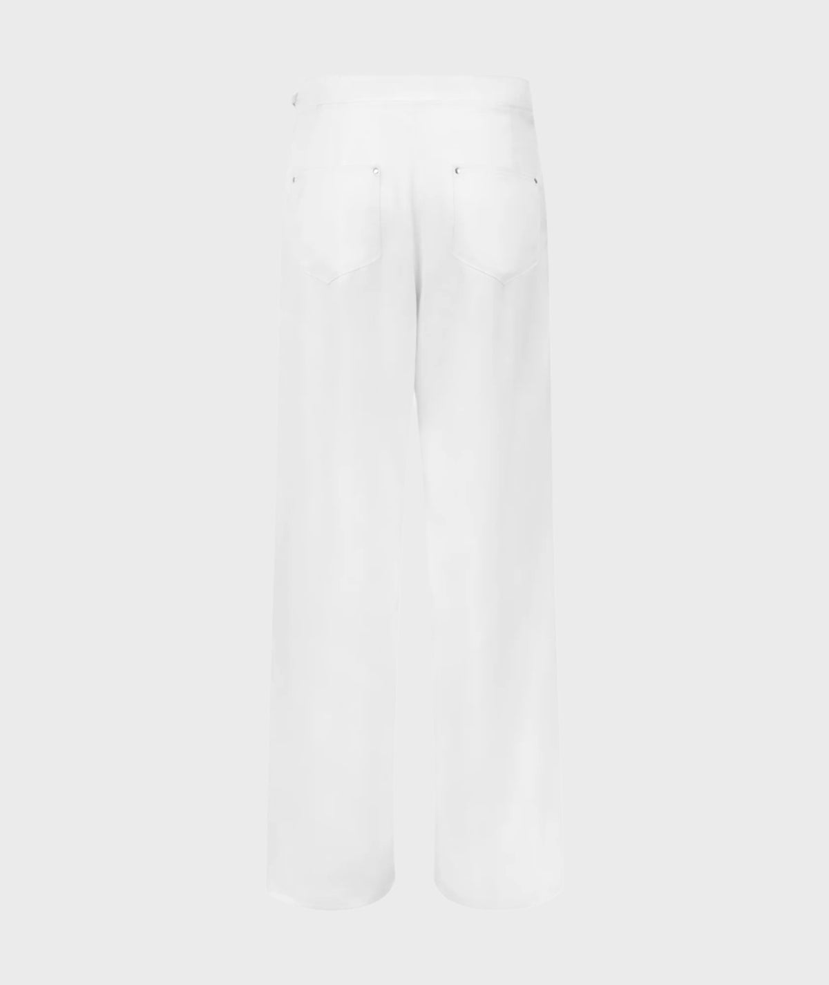 WHITE FLAP PANTS