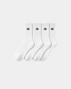 2-PACK WHITE HIGH SOCKS