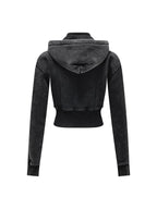 BLACK ELITE CROPPED JACKET