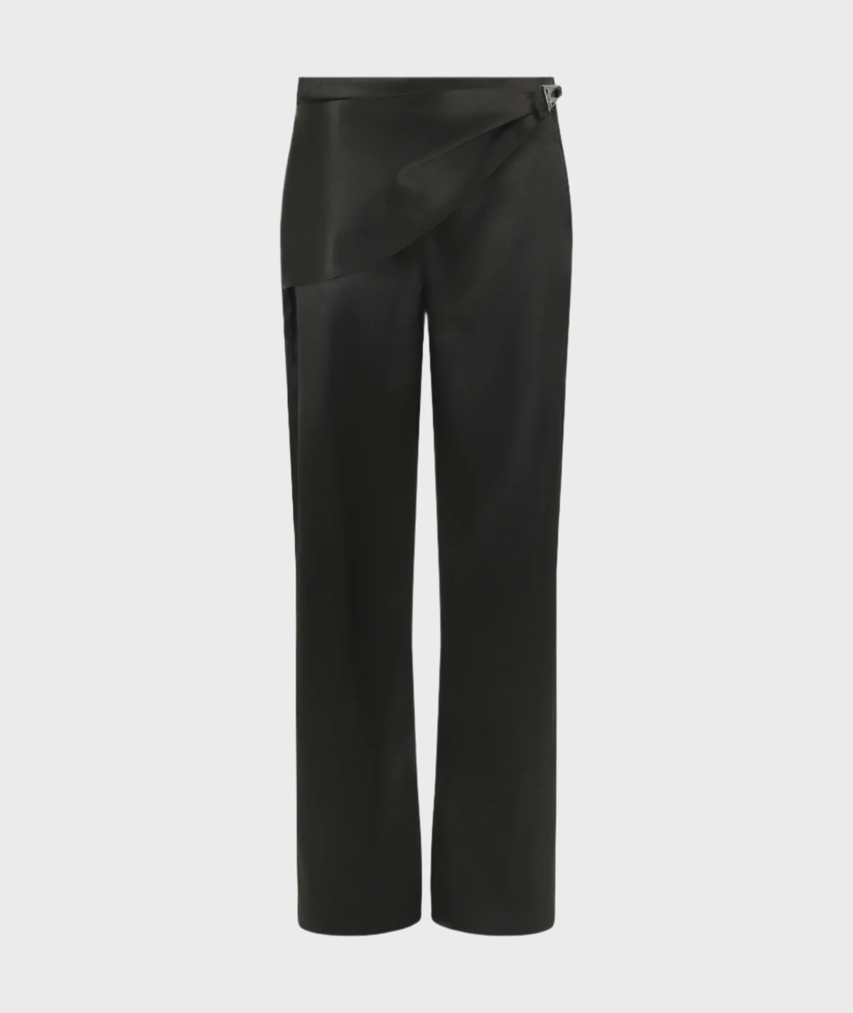 BLACK FLAP PANTS