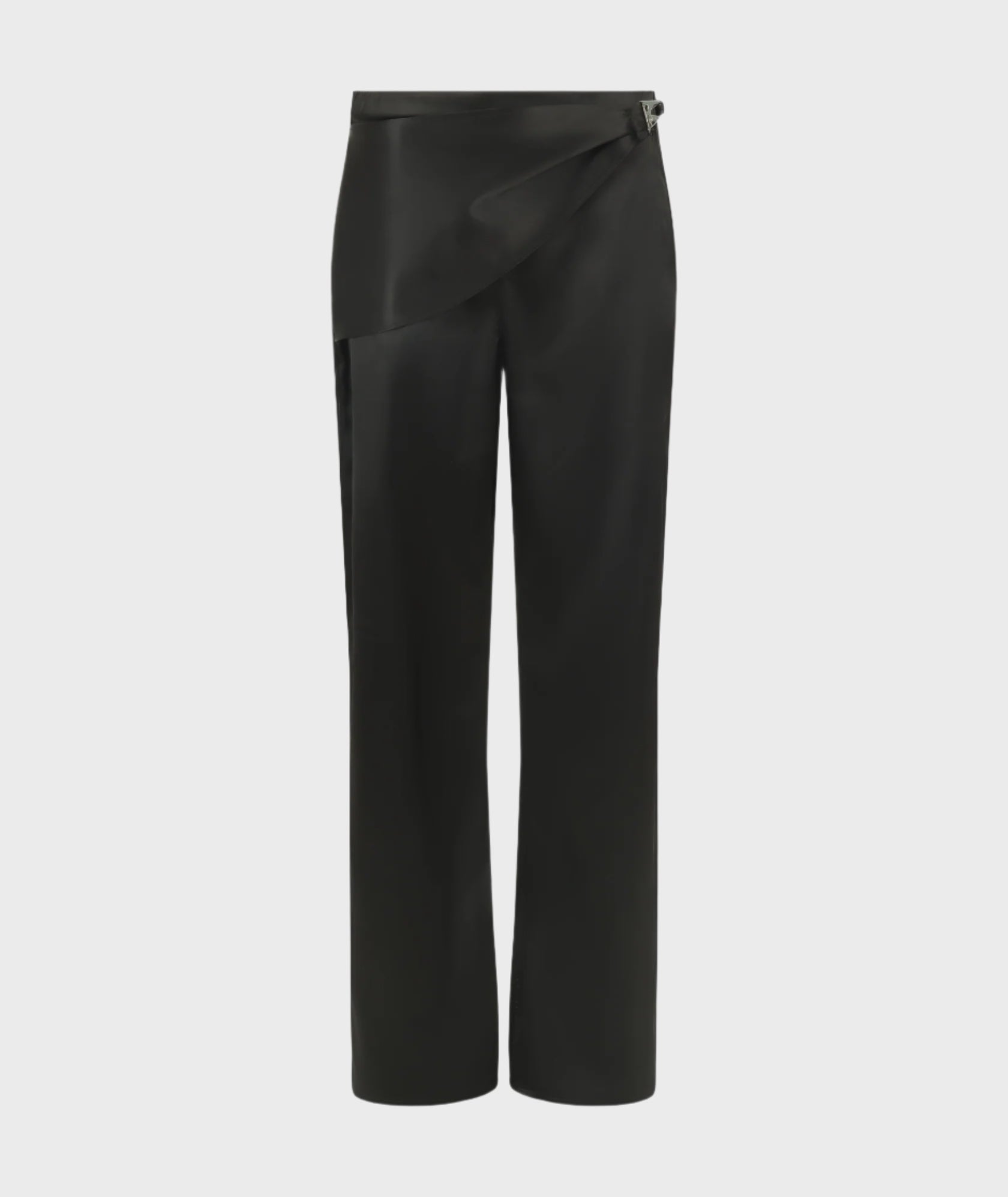 BLACK FLAP PANTS