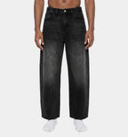 MEN'S SUNFADE BARREL LEG JEANS