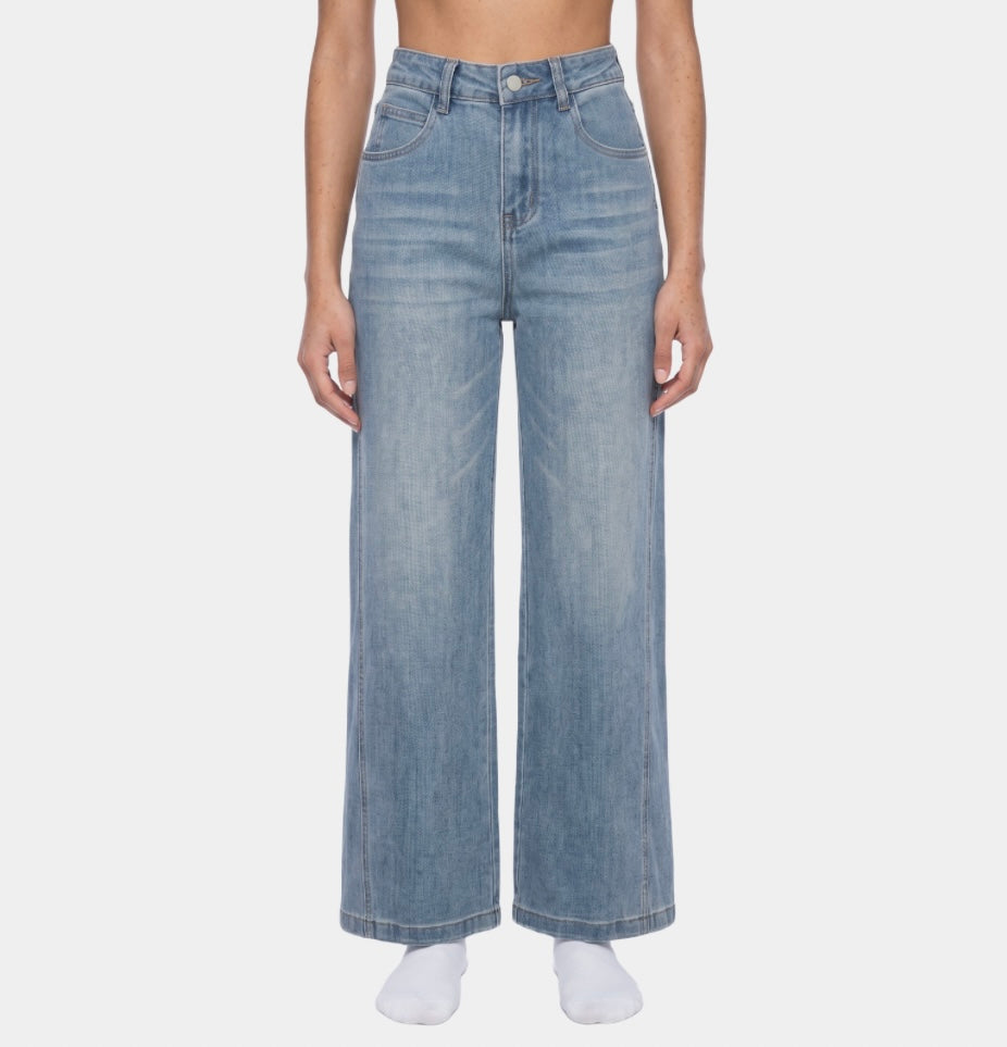 WOMEN'S HIGH RISE WIDE LEG JEANS