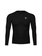 BLACK COMPRESS LONG-SLEEVE