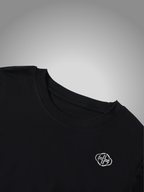 BLACK DRAWSTRING T-SHIRT