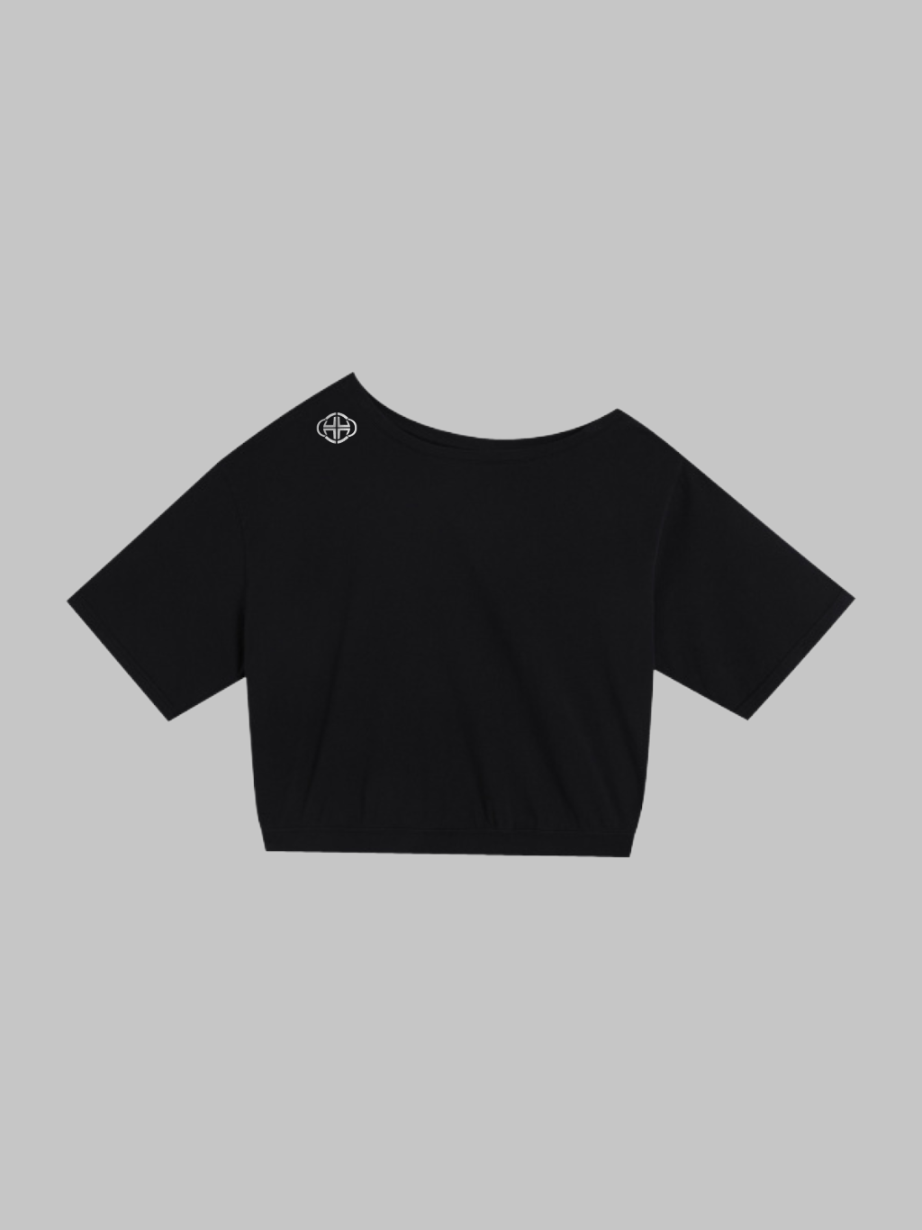 BLACK ASYMMETRICAL T