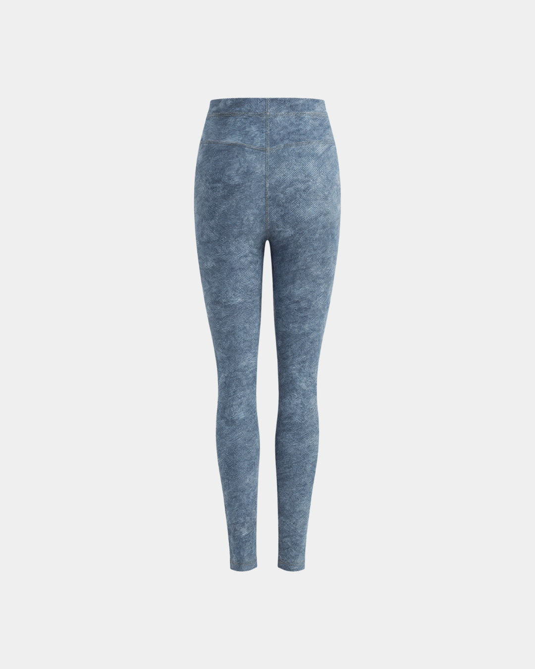 WOMEN'S LIGHT BLUE FAUX DENIM LEGGINGS