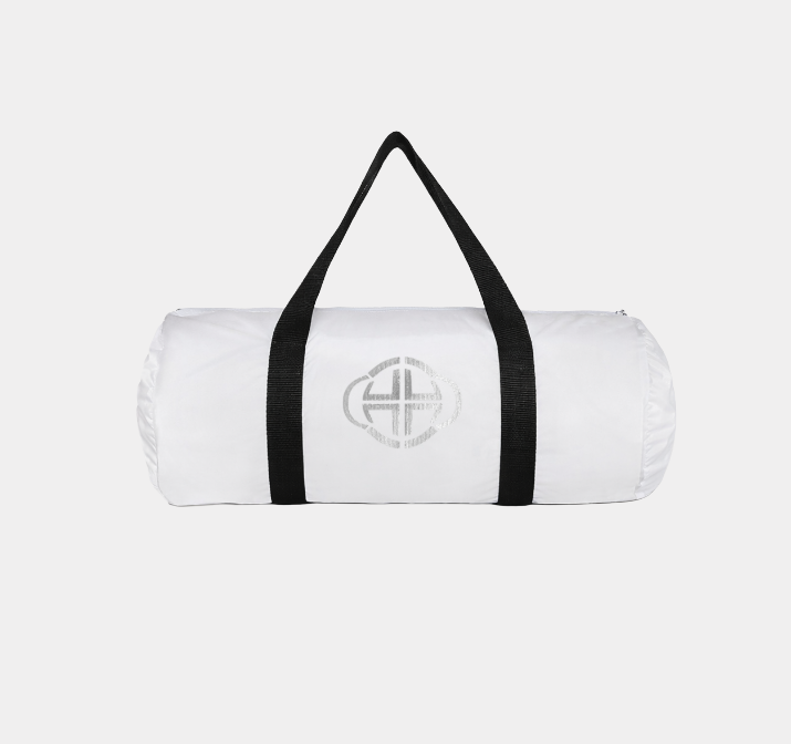 WHITE LIGHTWEIGHT GYM BAG