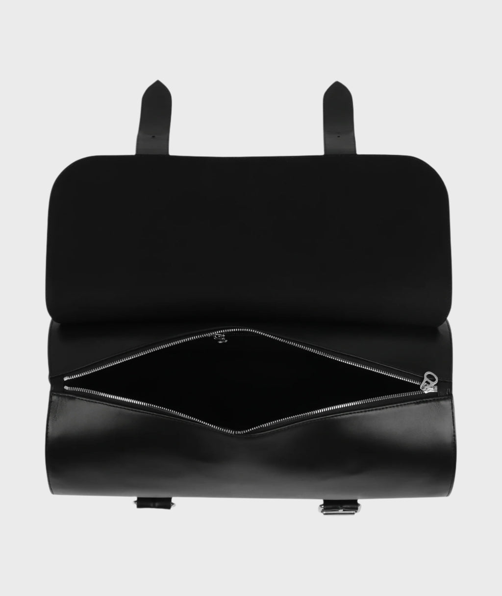 BLACK DUFFLE BAG