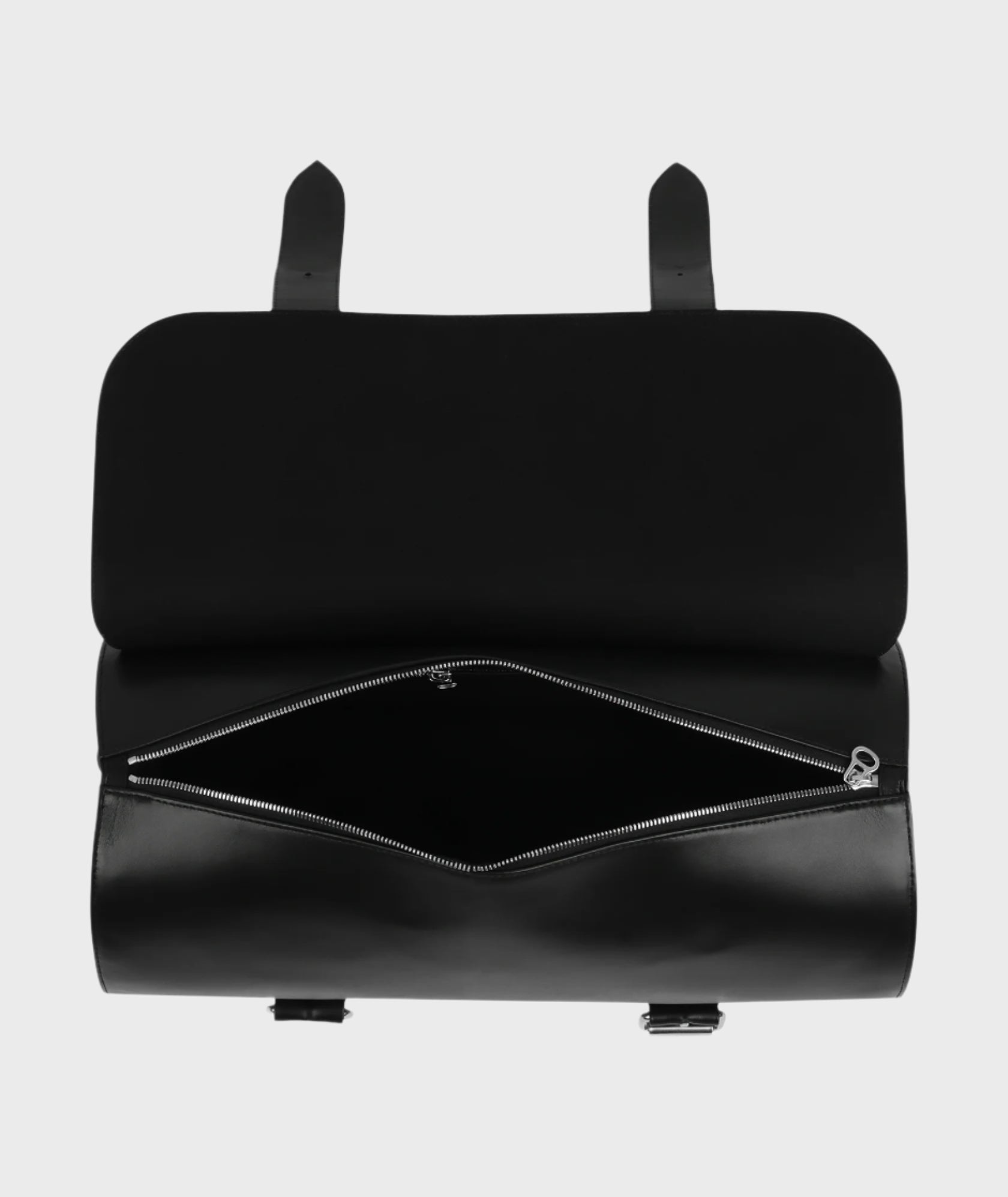 BLACK DUFFLE BAG