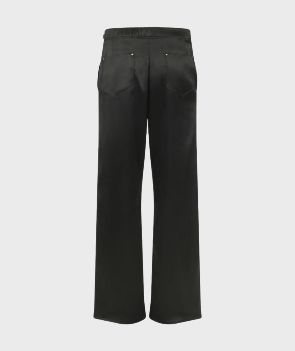 BLACK FLAP PANTS