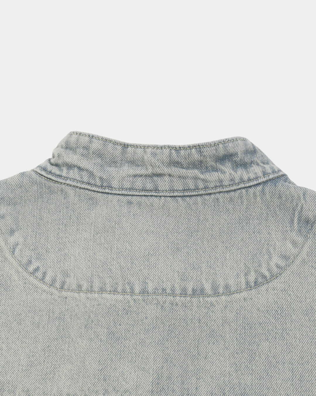 VINTAGE WASH ZIP DENIM JACKET