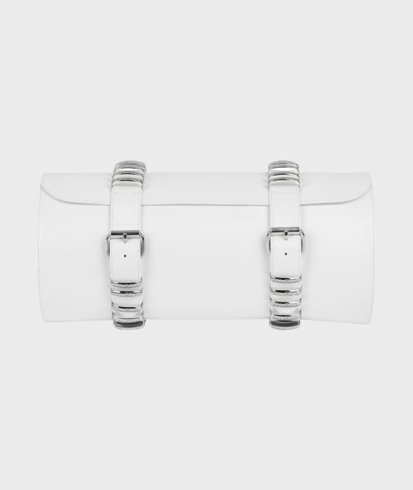 WHITE DUFFLE BAG