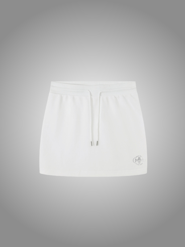 OFF-WHITE DRAWSTRING SKIRT