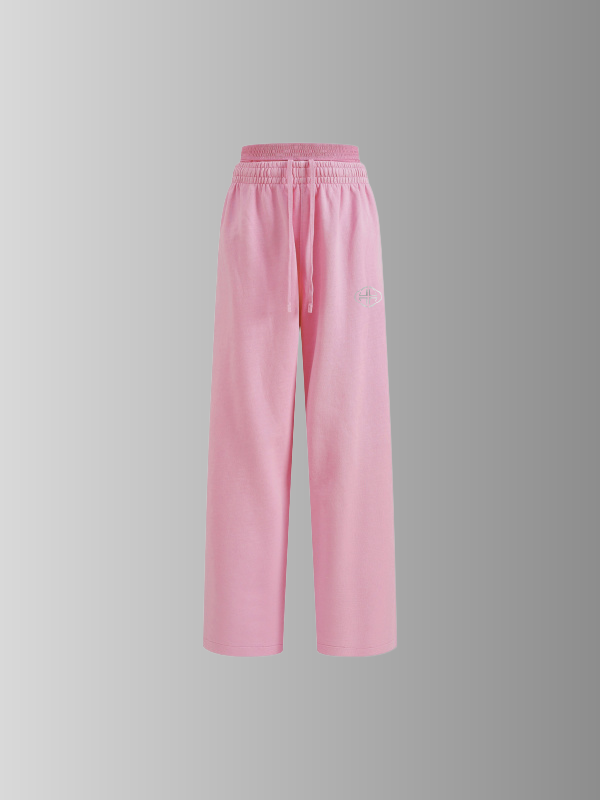 PINK WAIST SWEATPANTS
