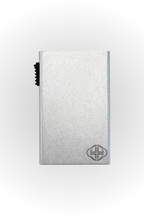 BRUSHED ALUMINUM LOGO WALLET