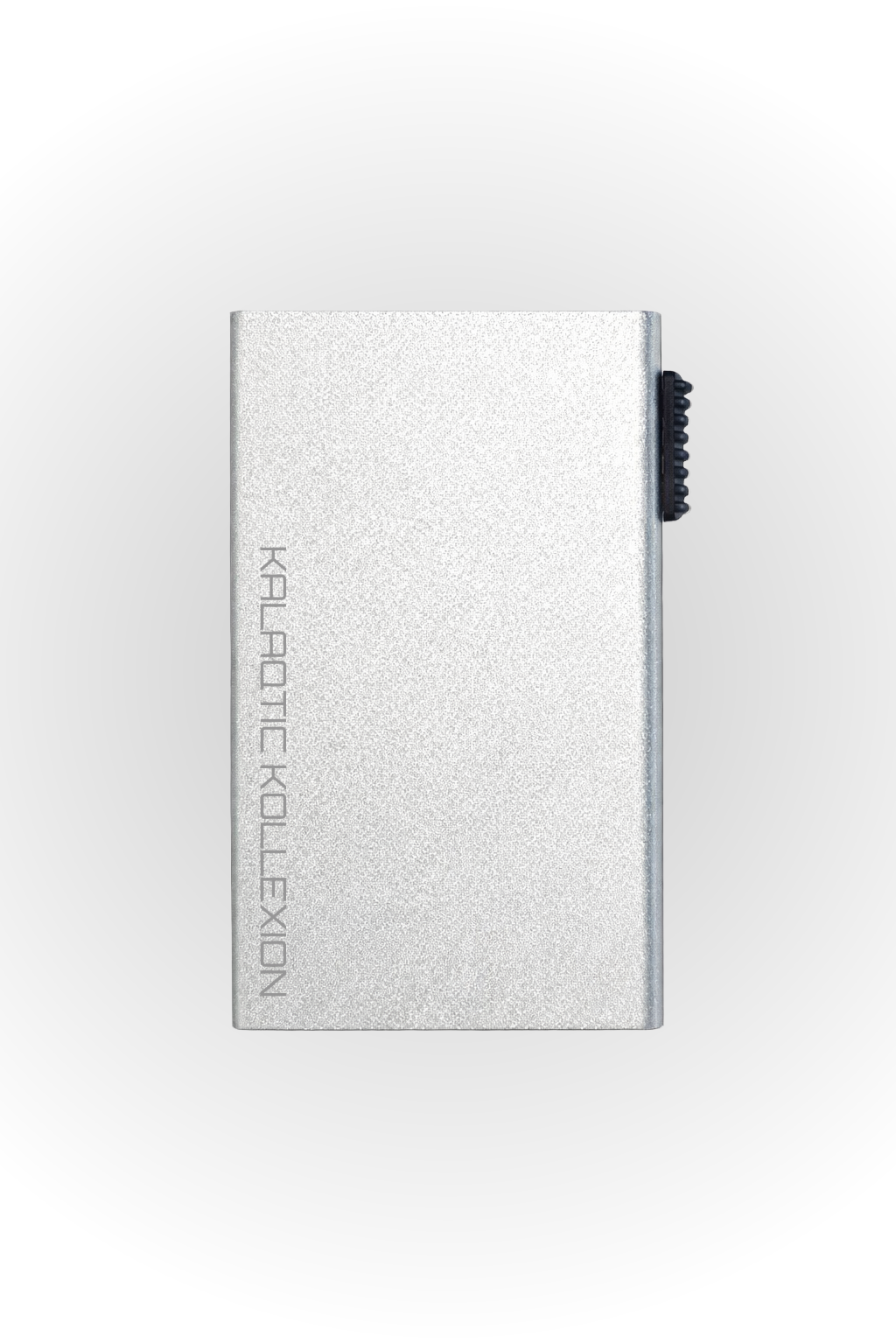 BRUSHED ALUMINUM LOGO WALLET