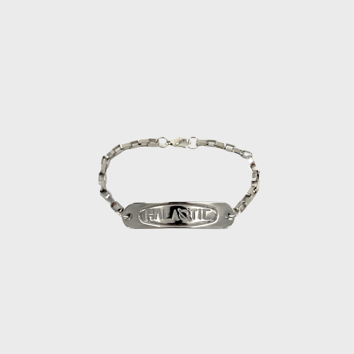 ALUMINUM BRANDED BRACELET