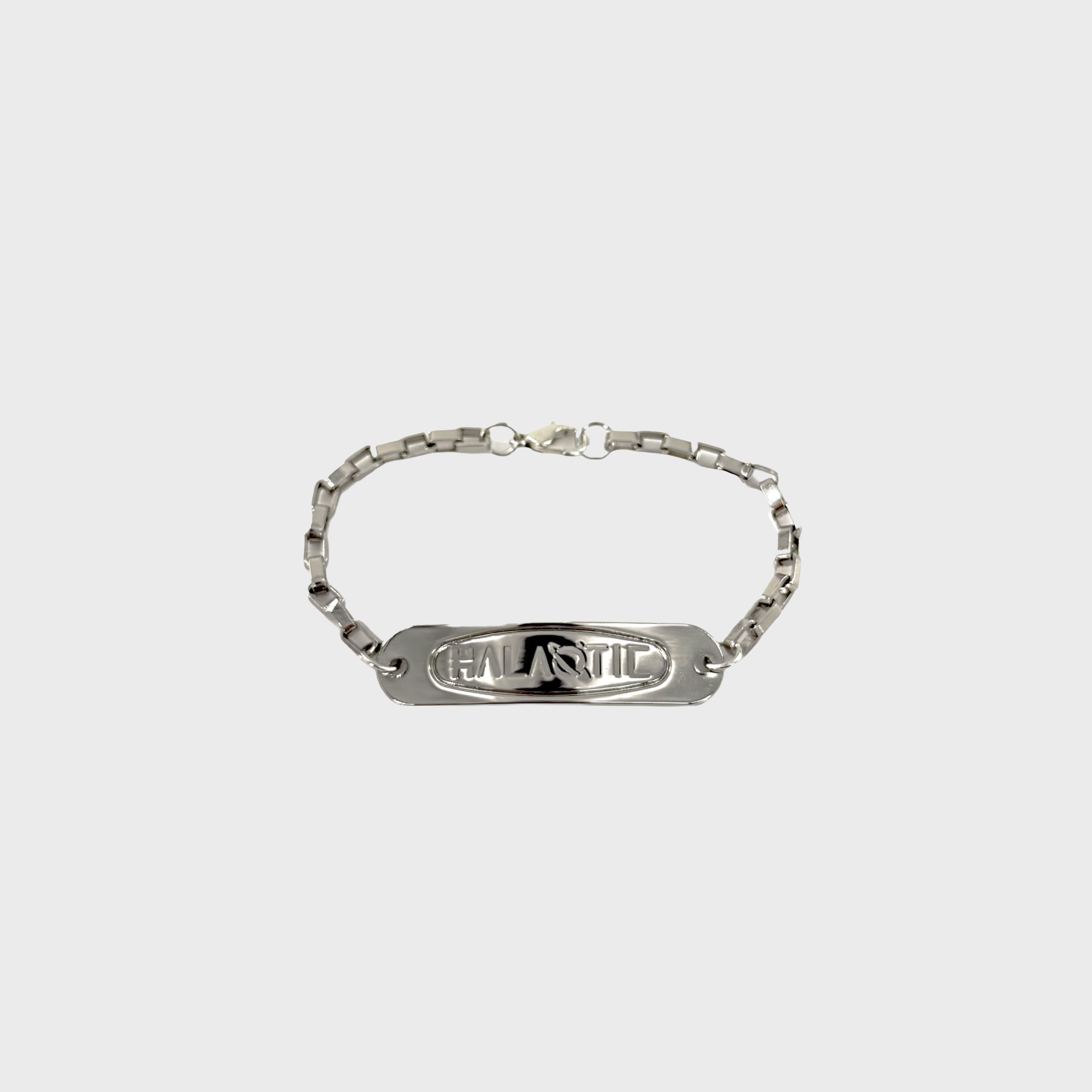 ALUMINUM BRANDED BRACELET