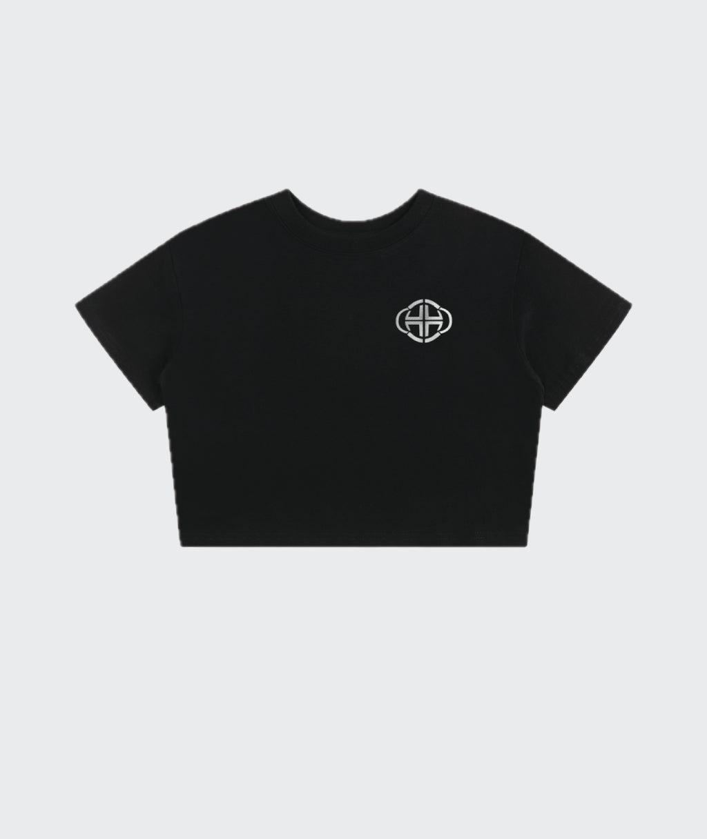 BLACK CROPPED T