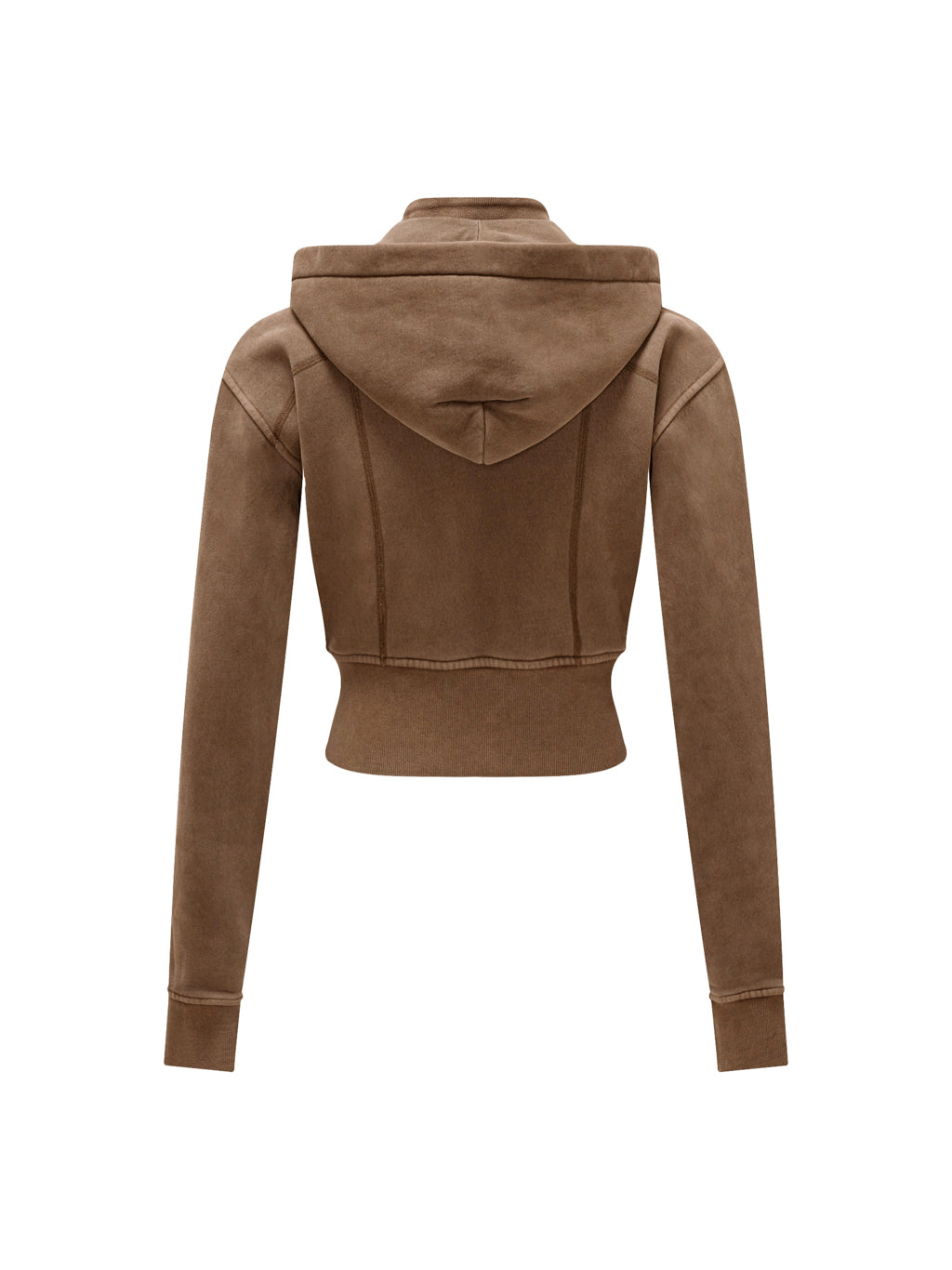 MARRÓN ELITE CROPPED JACKET