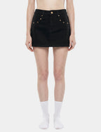 WOMEN'S STUDDED MINI SKIRT