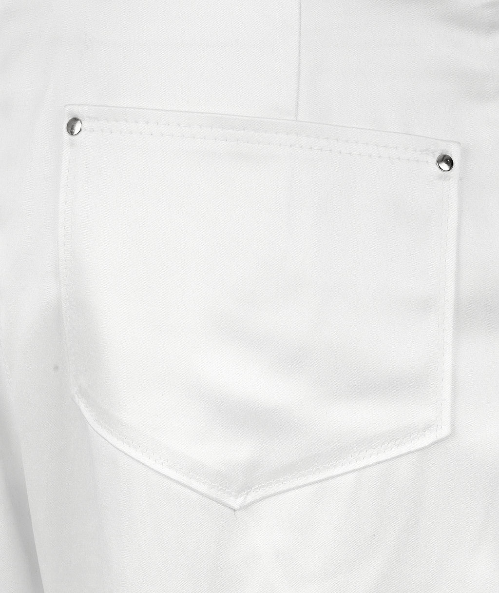 WHITE FLAP PANTS
