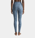 WOMEN'S LIGHT BLUE FAUX DENIM LEGGINGS