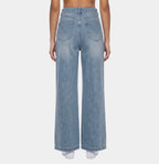 WOMEN'S HIGH RISE WIDE LEG JEANS