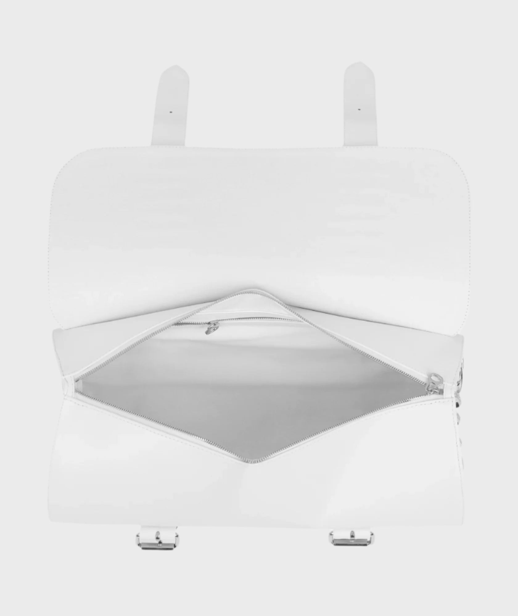 WHITE DUFFLE BAG