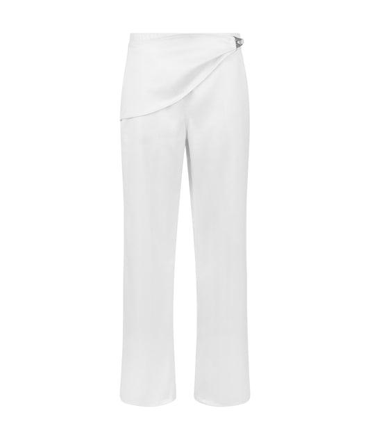 White Flap Pants