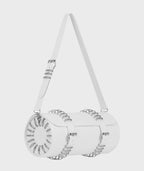 WHITE DUFFLE BAG