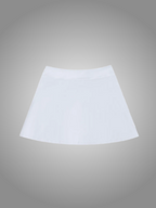WHITE A-LINE SKIRT