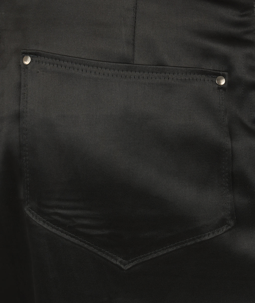 BLACK FLAP PANTS